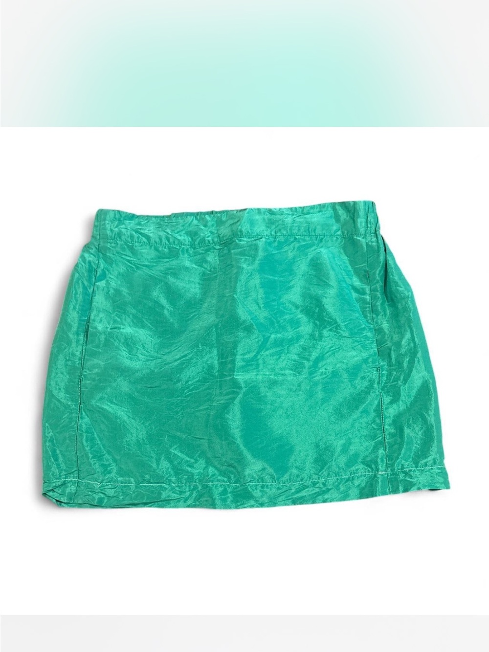 J. Crew Teal Mini Skirt